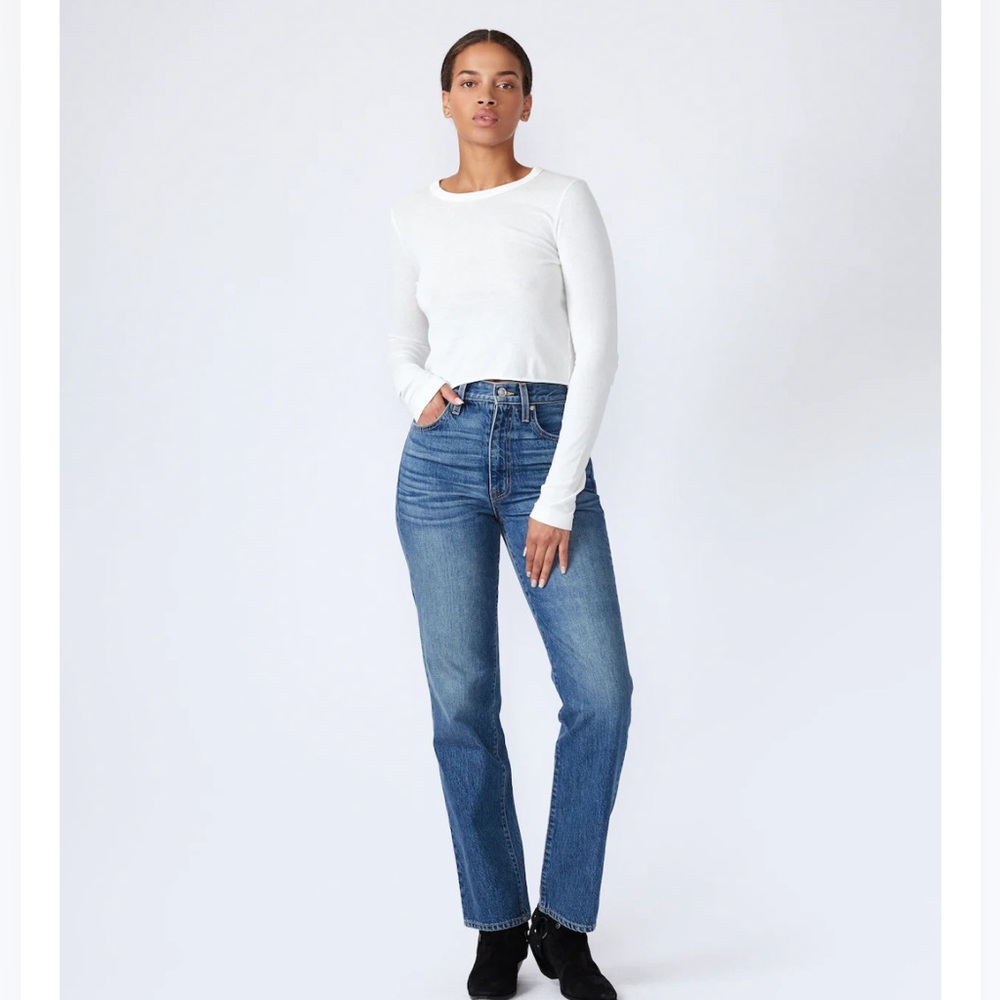 SLVRLAKE London High-Rise Straight Leg Jeans (26)